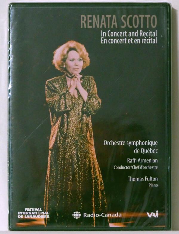 Renata Scotto, Orchestre Symphonique De Québec, Raffi Armenian, Thomas Fulton - In concert and recital = en concert et en récital Bon état -  reconditionné disponible sur Label Emmaüs